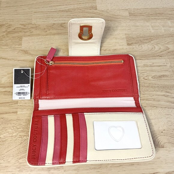 NWT Vintage Juicy Couture Leather Wallet Pink - Picture 2 of 8